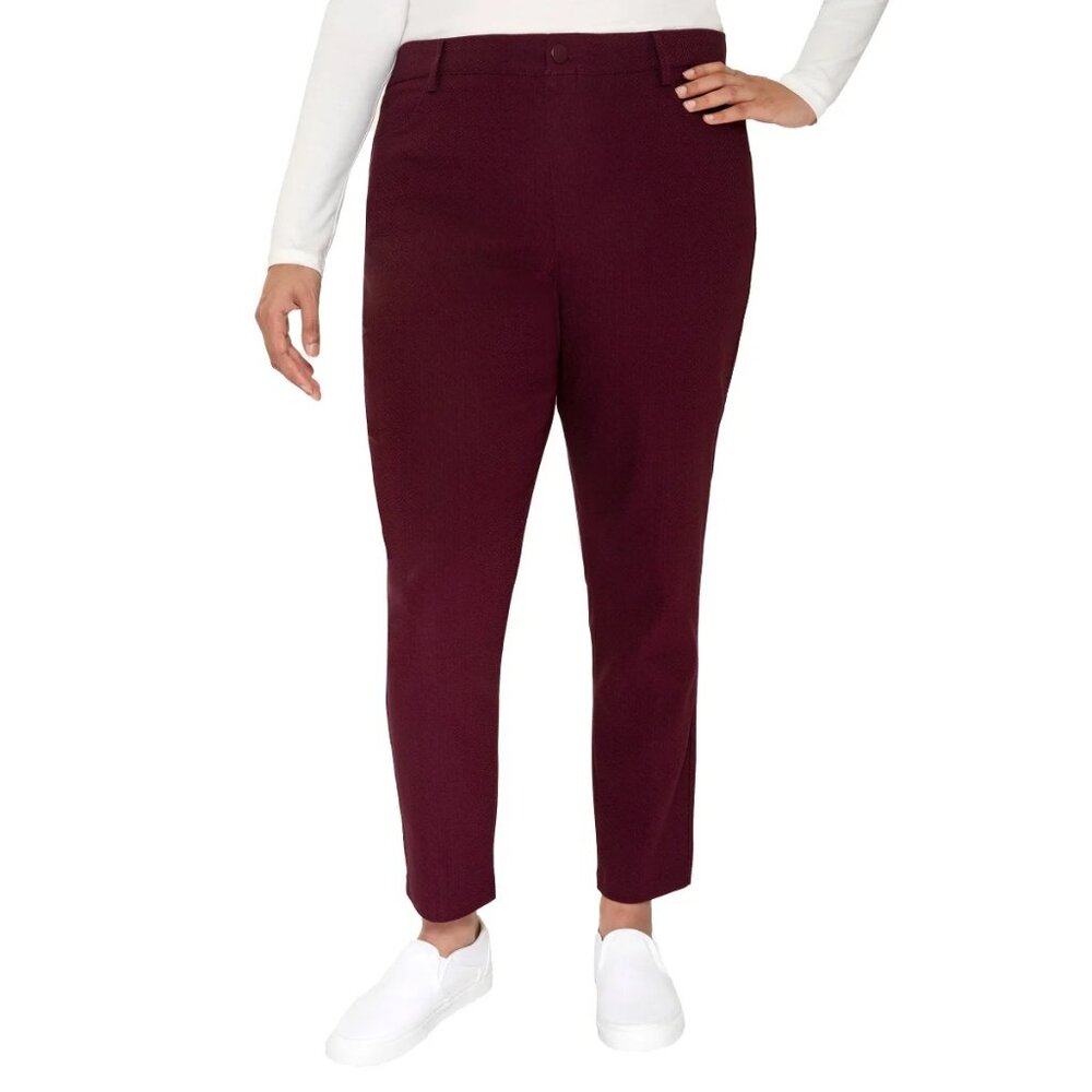 Mario Serrani Ladies' Textured Pull-On Pant‎